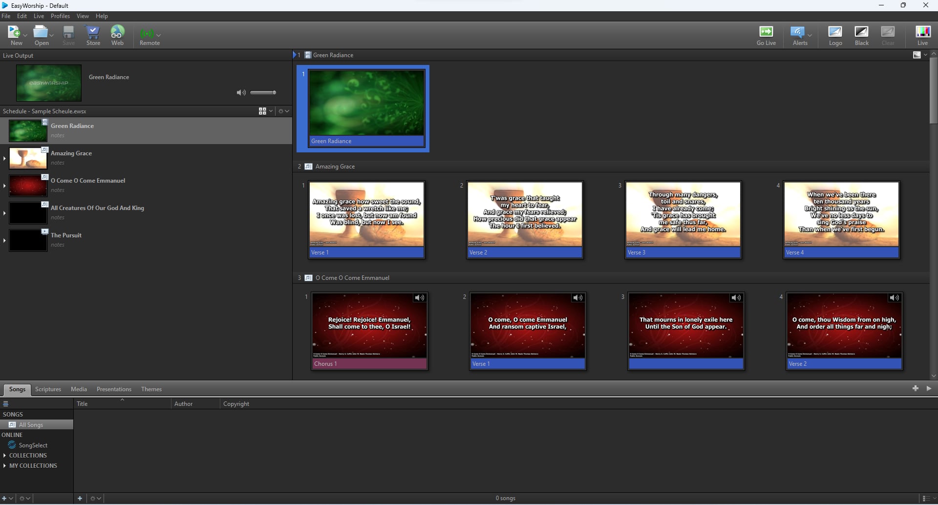 EasyWorship Devices/Remote panel with the Install Bonjour Network Discovery Services dialog overlaid