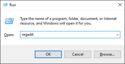Run dialog