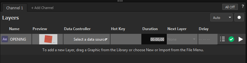 Duration setting