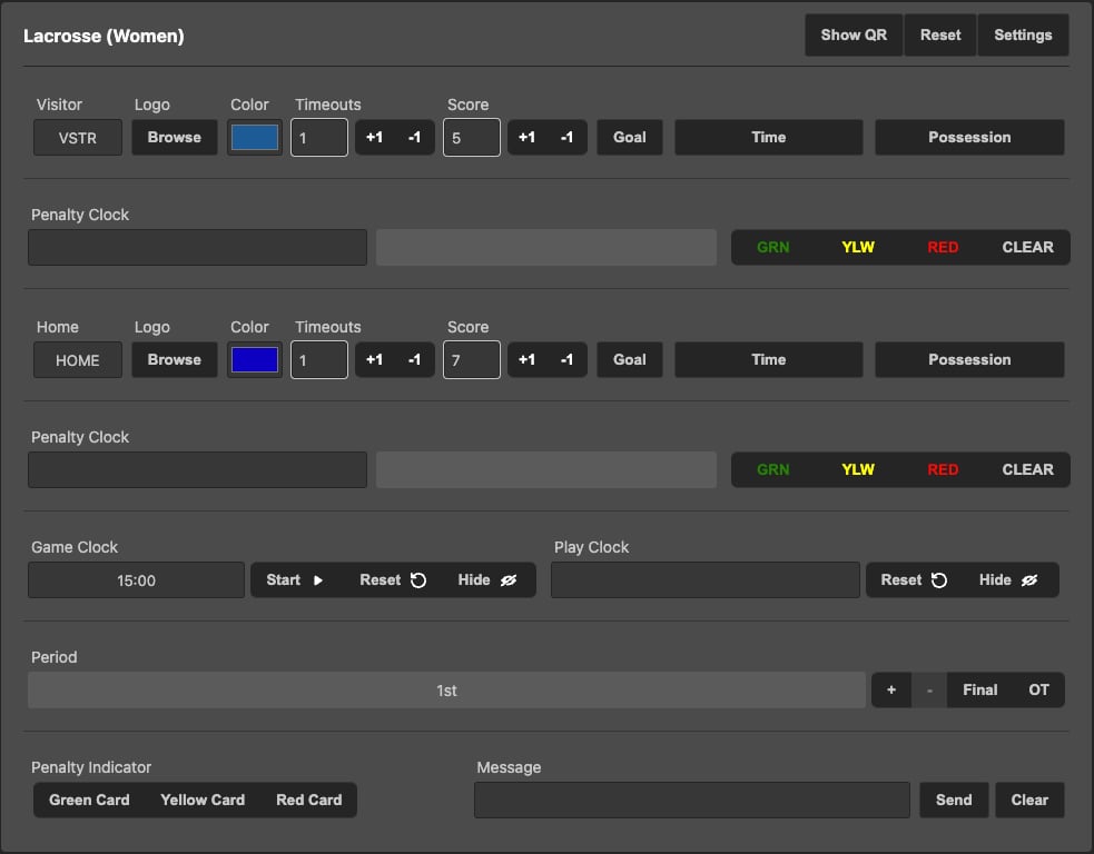Scoreboard Controller