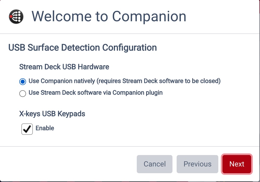 USB Surface Detection