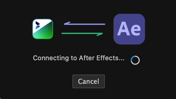Connection attempt dialog