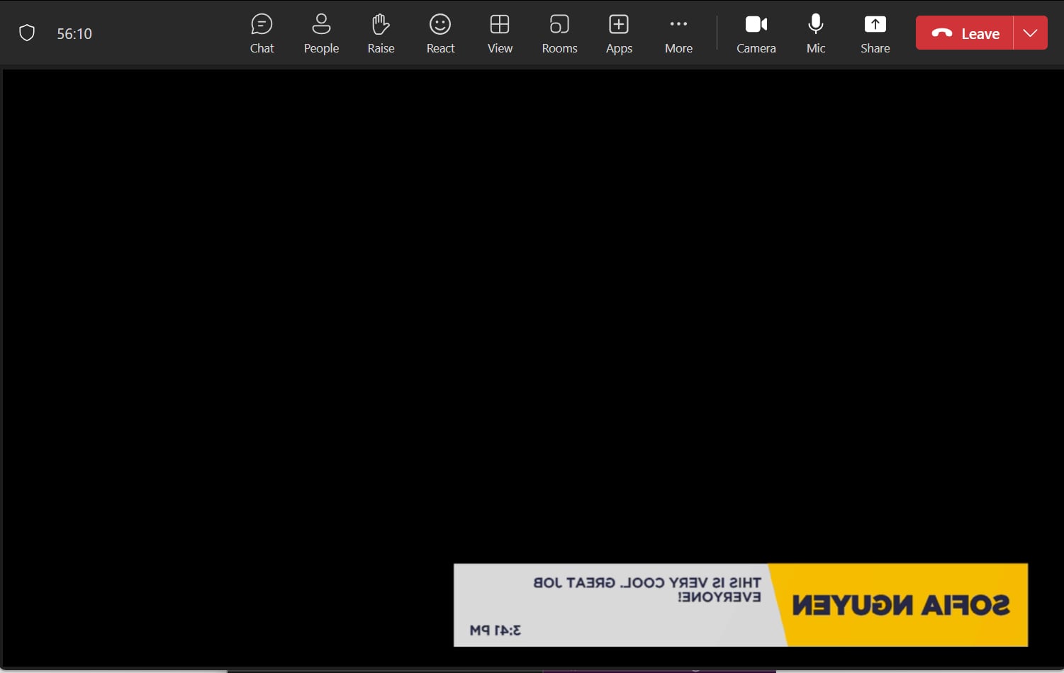 Dynamic Graphics in Teams