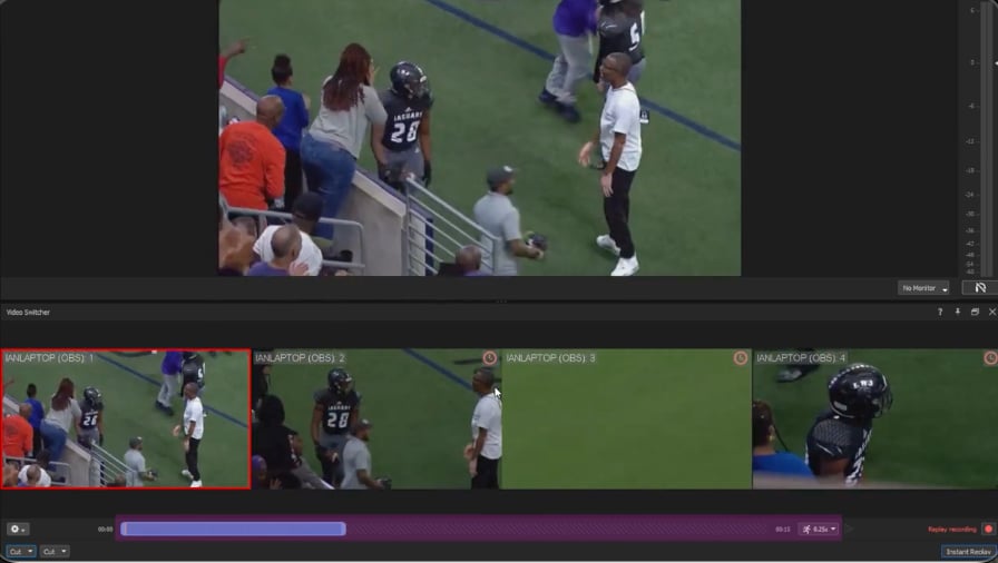 Instant Replay enabled
