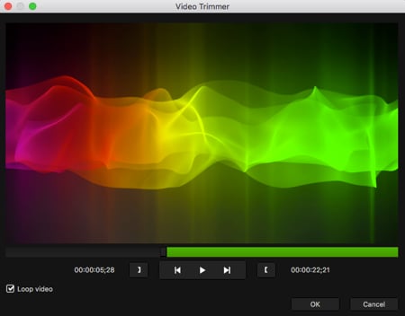 Trim video panel