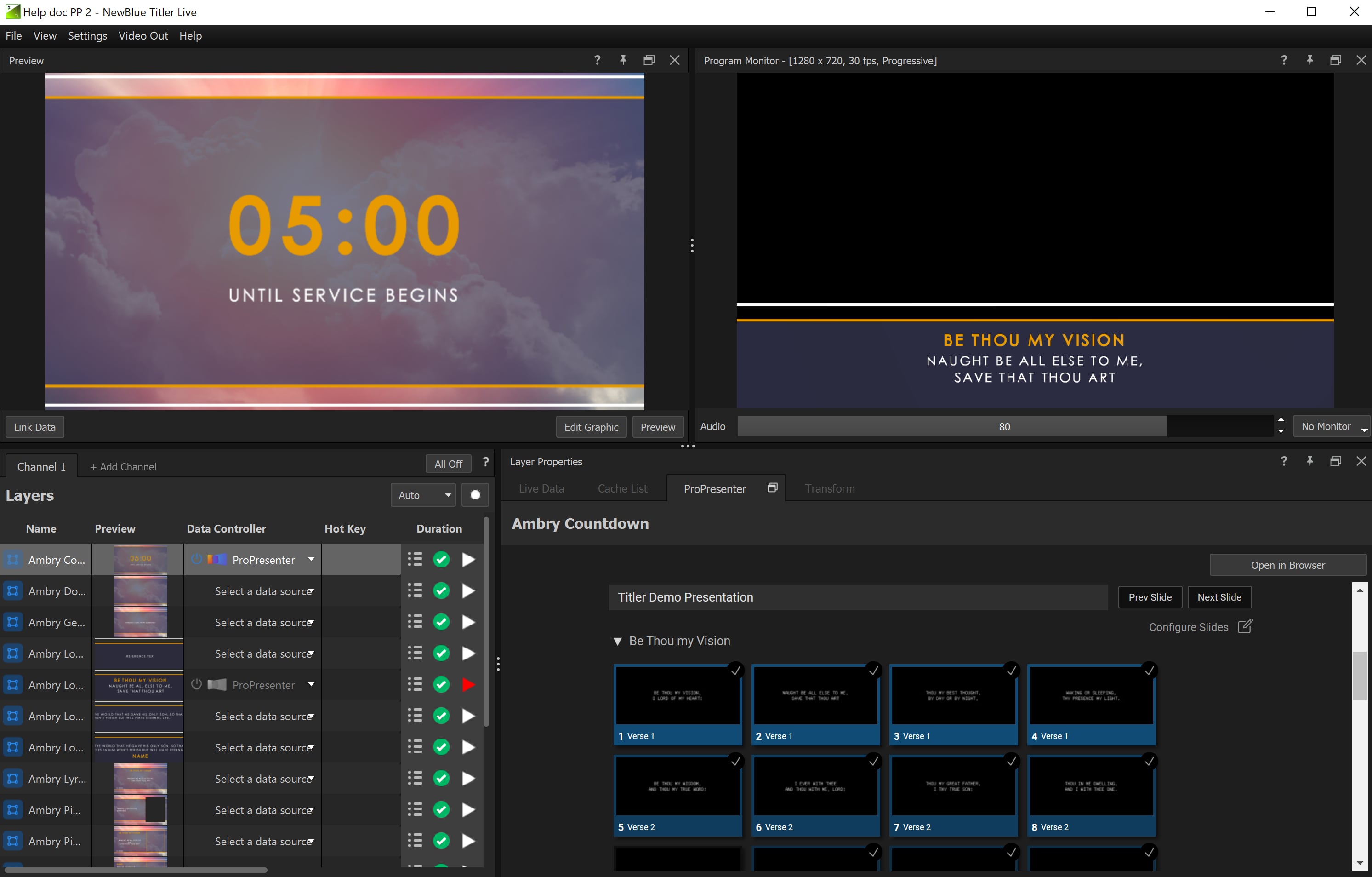 View in Program Monitor